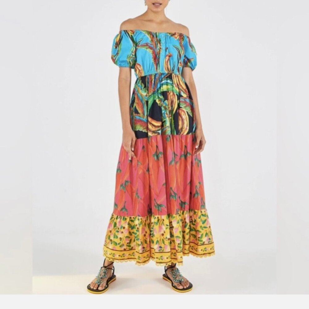 Farm Rio Floral Dress